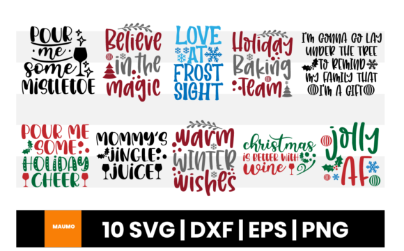 10 Christmas Bundle Quotes: A Graphic Design Freebie for Festive Creations