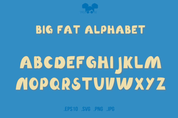 Big Fat Vector Alphabet Graphics for Freebies