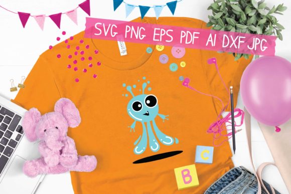 Cute Monster Svg for Crafts and Graphics