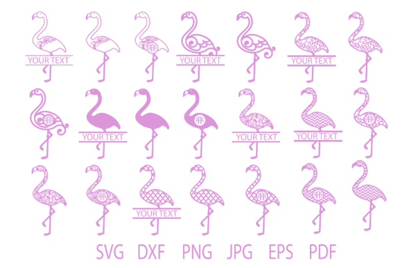 Flamingo Monogram Frames for Crafts and Graphics: A Brand Designer’s Perspective
