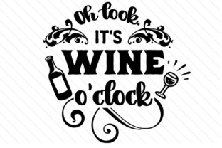 Oh Look, It’s Wine O’Clock: A Versatile Crafts Freebie for Content Creators