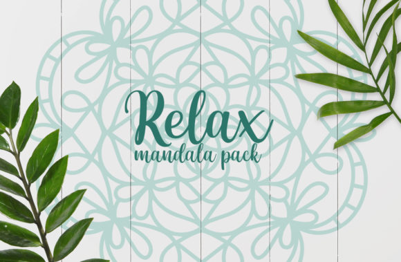 Relax Mandala Pack: Graphics for Crafts and Creative Projects