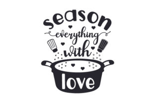 Season Everything with Love: A Graphic Design Asset for Crafts and Freebies