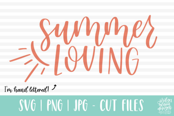 Summer Loving, Hand Lettered: A Versatile Graphic Design Asset for Local Business Branding