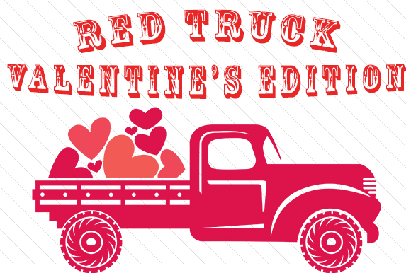 The Red Truck - Valentine’s Edition for Crafts and Freebies